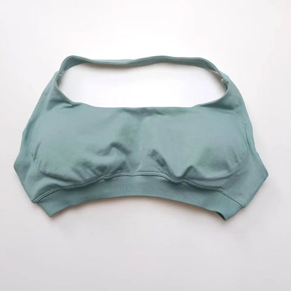 Halter Top Sports Bra Push-up Sexy Open Back