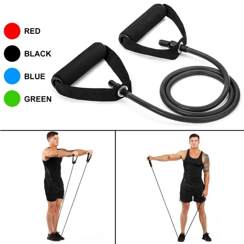 Resistance Bands with Handles Yoga Pull Rope Home Workout Strength Training