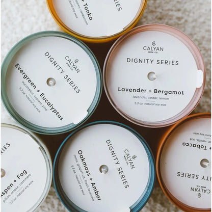 Set of 6 Soy, 35 Hour Burn Time, Aromatherapy Candles