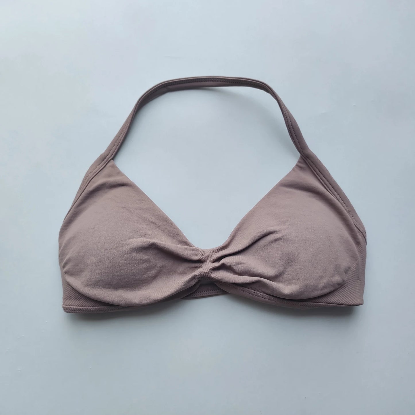 Sports Bra Strappy Backless Removable Cups