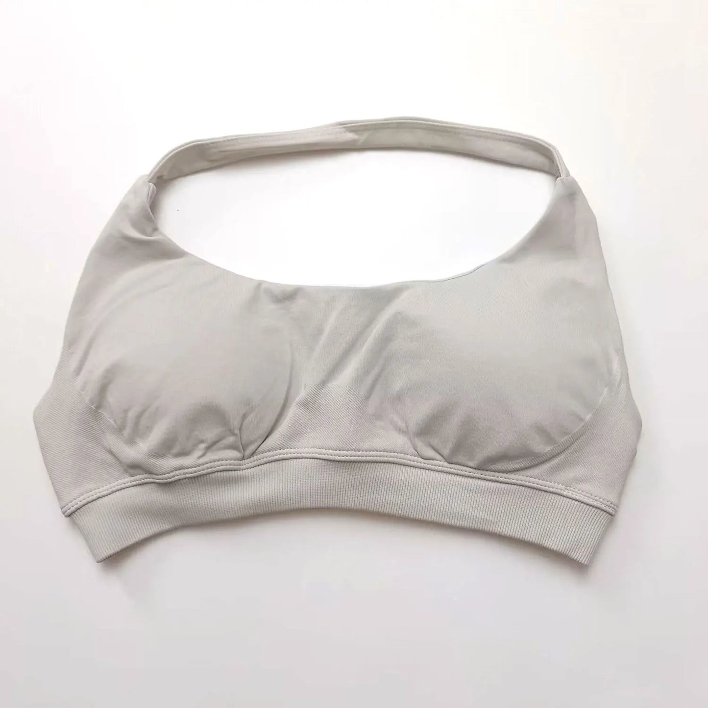 Halter Top Sports Bra Push-up Sexy Open Back