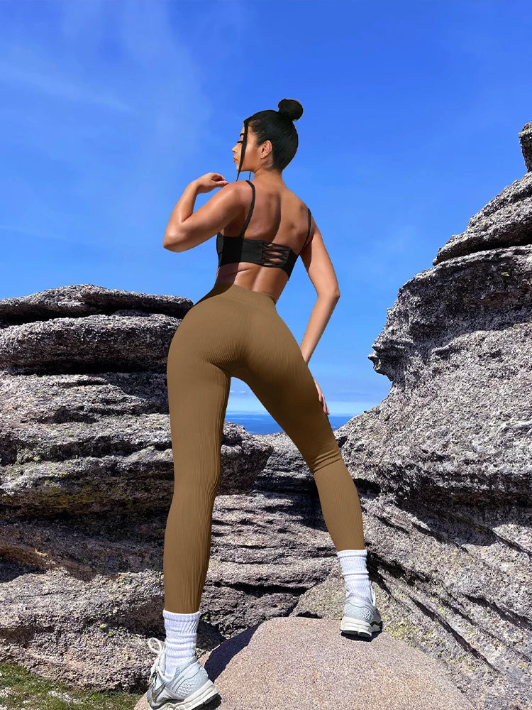 High Waist Buttock Lifting Sports Yoga Clothes