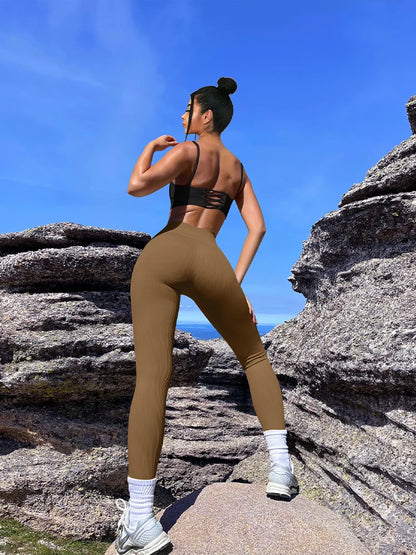 High Waist Buttock Lifting Sports Yoga Clothes