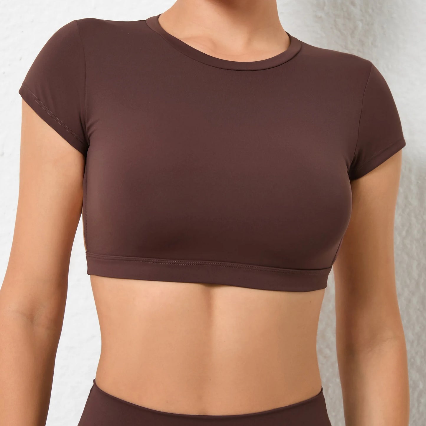 Breathable Workout Tops  Backless Yoga Crop Tops
