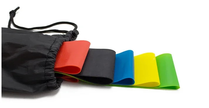 Yoga Rally Bands Rubber Elastic Resistance Band Strength Training Stretching