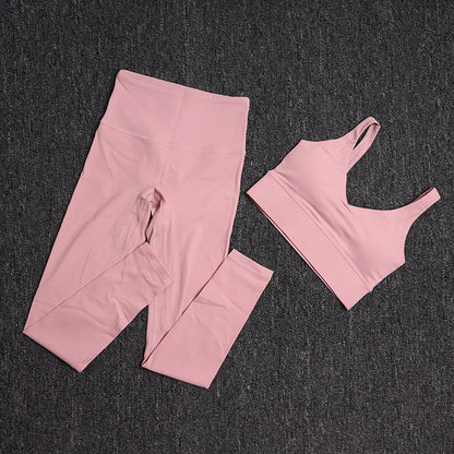 Yoga Set Bras High Waist Leggings