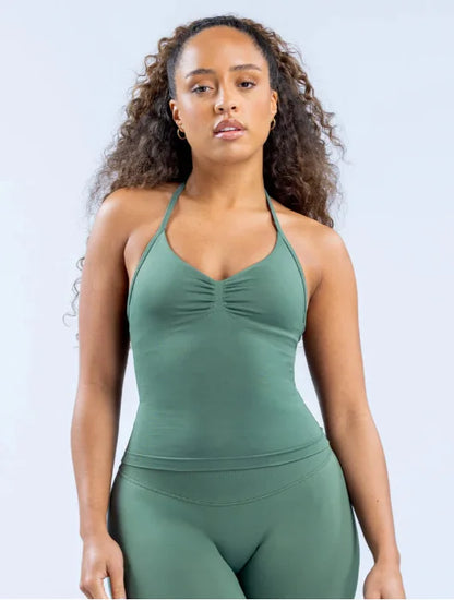 Gym Built-in Bra Tops
