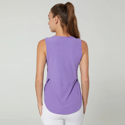 Women Gym  Sports Tank Tops Quick Dry Sleeveless Back