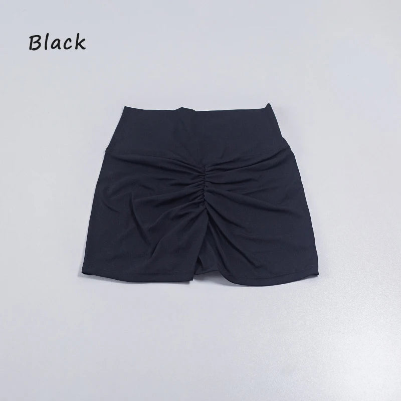 Women's sports shorts high elasticity tight fitting high waist and buttocks