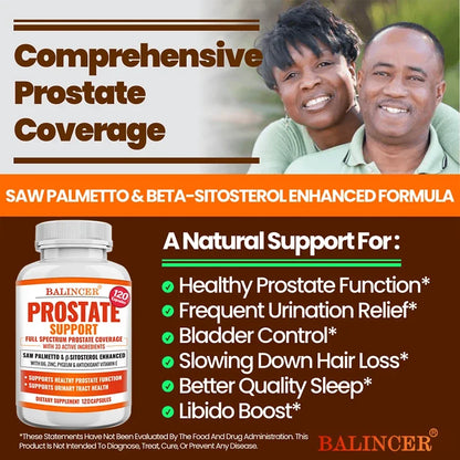 Prostate Support Supplement for Urinary Tract Health