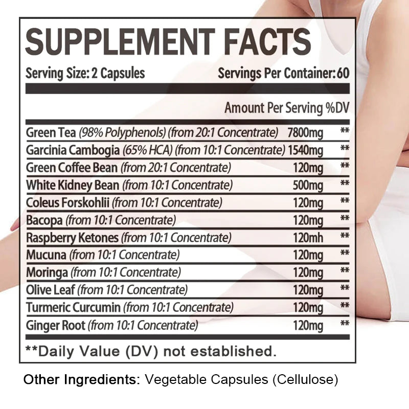 Fat Burner Supplement - Supports Weight Management