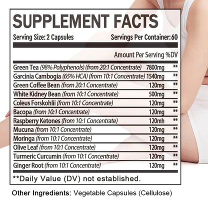 Fat Burner Supplement - Supports Weight Management