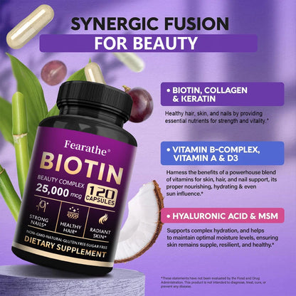 Biotin - Vitamin Supplement To Support Energy