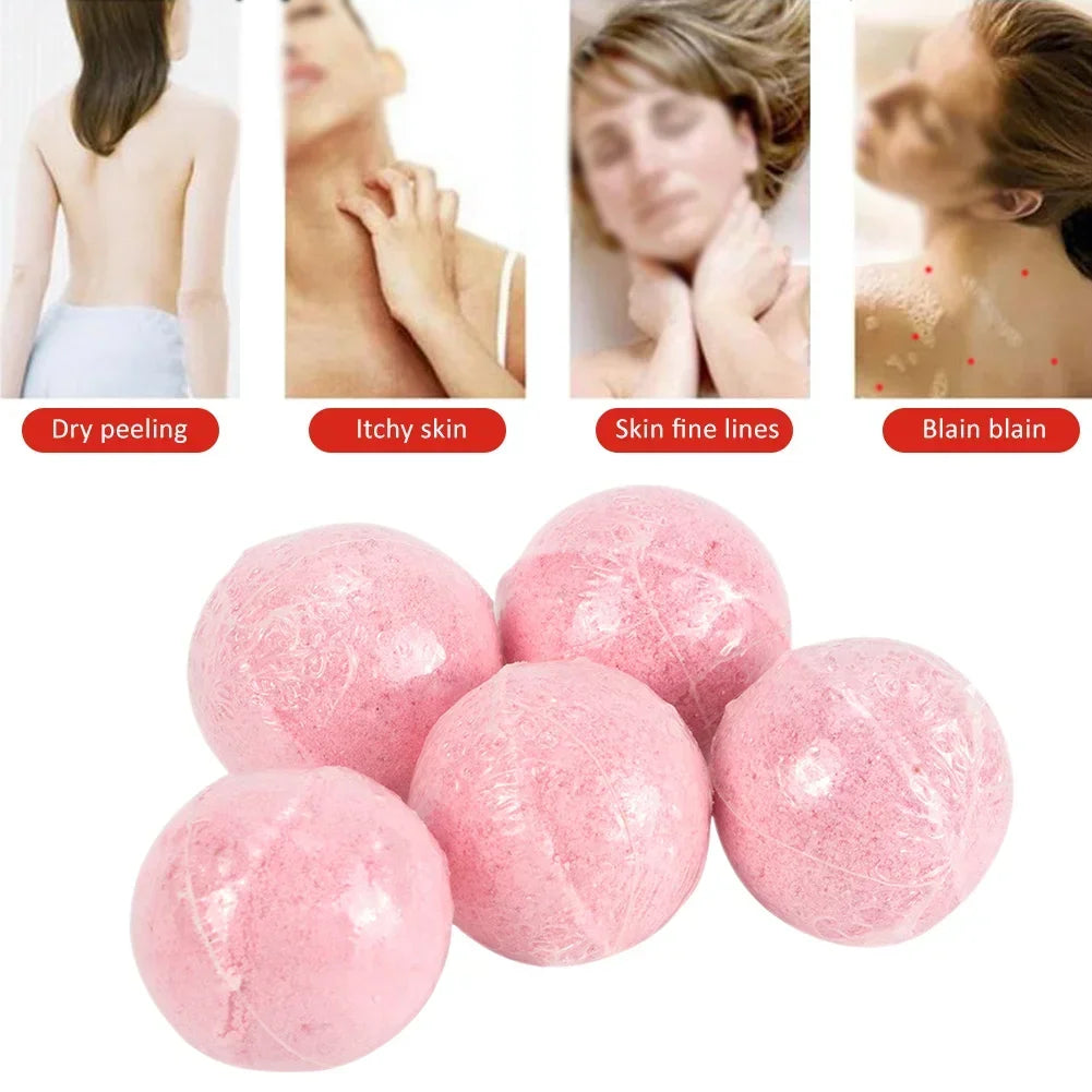 Mini Bath Ball Bombs Handmade Bath Sea Salt Essential Oil