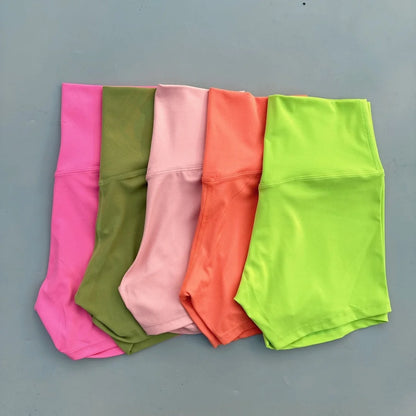 Solid Color tight Women Fitness Sport Short
