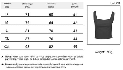 Tank Tops Sexy Backless Streetwear Casual Slim Sleeveless Camisole