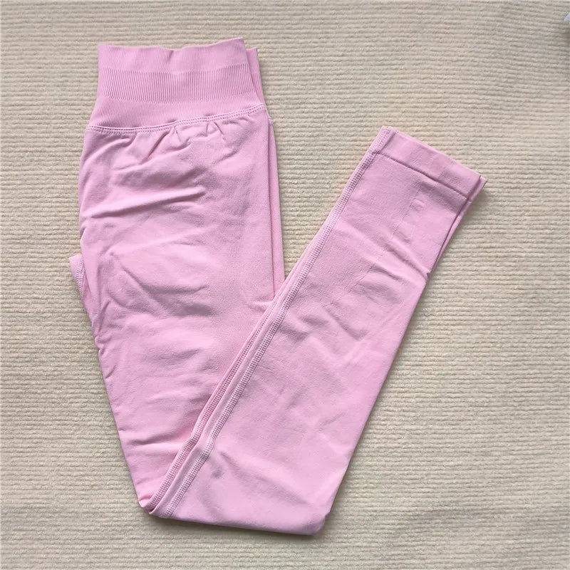 Seamless Sporty Leggings Butt Lifting Tights Tummy Control