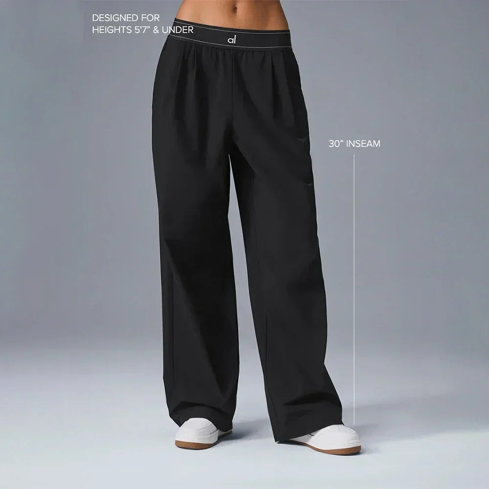 High Waisted Suit Pants, Sports Vest ,Wide Leg Pants