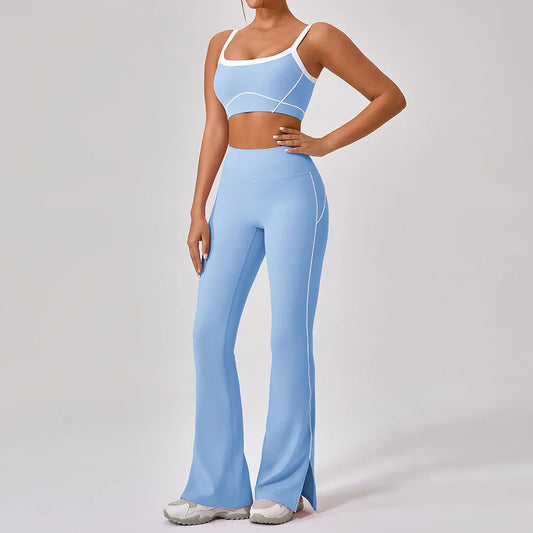 Women's Yoga Sets 2 Piece Set  Sport Bra And   Trousers