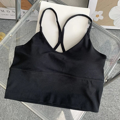 Fashion Sexy Cross Back Small Sling Yoga Underwear Vest