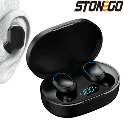 Wireless Bluetooth 5.0 Earbuds, Touch Control, Digital Display