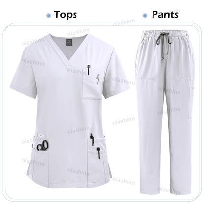 Medical Clothing for Unisex  Tops and Pant Set