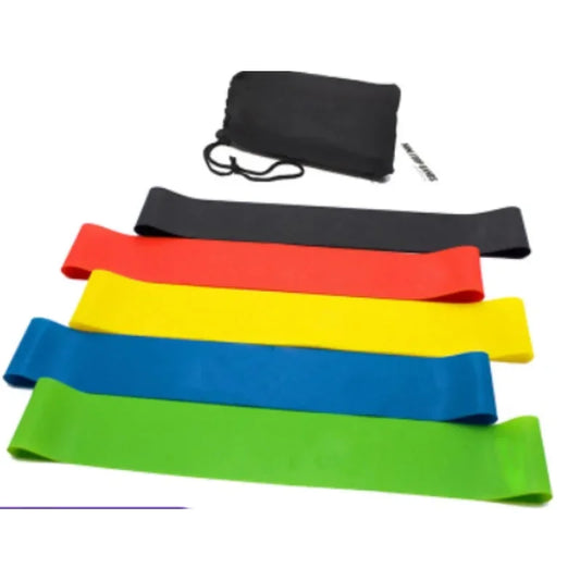 Yoga Rally Bands Rubber Elastic Resistance Band Strength Training Stretching