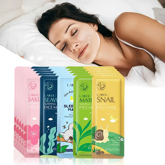 30pcs Sleeping Moisturizing Anti-aging Creams Mask
