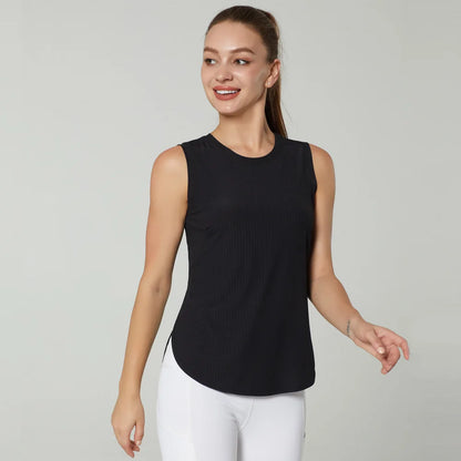 Women Gym  Sports Tank Tops Quick Dry Sleeveless Back