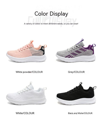 breathable women's low  top running shoes