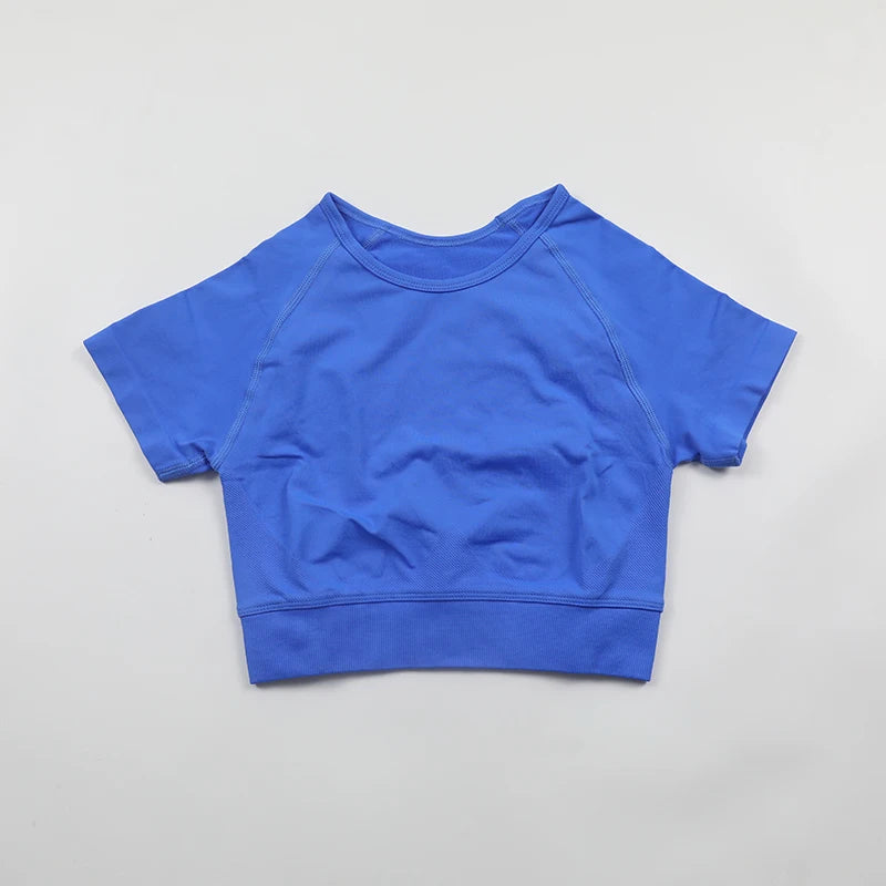 Crop Top Yoga Shirt