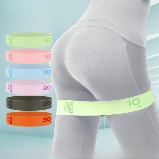 Yoga Latex Stretch Bands Lifting Hip Training Legs  Core Strength