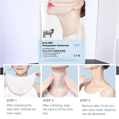 Goat Milk Collagen Firming Neck Mask 5PCS