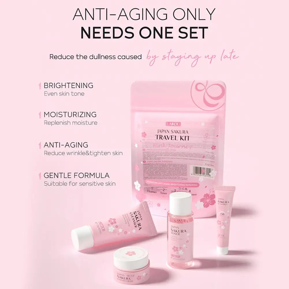 Skin Care  Kits With Cleanser, Serum ,Eye Cream