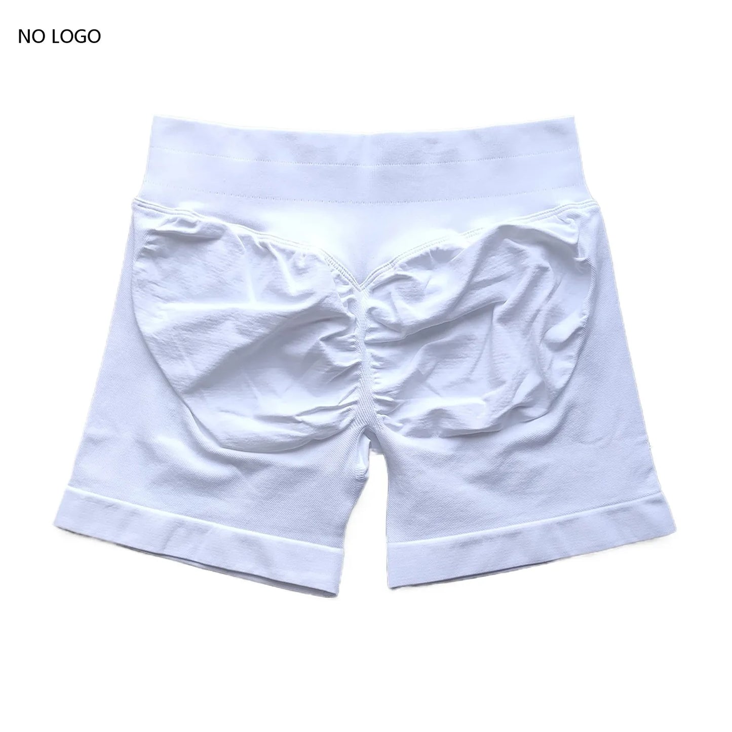 Scrunch Shorts Low Ribbed Band  Seamless Shorts Booty Hight Stretch