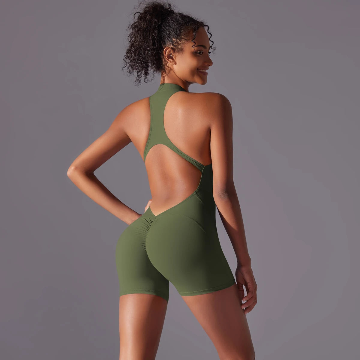 Push Up Bodysuit Yoga Suit  Breathable Quick Drying