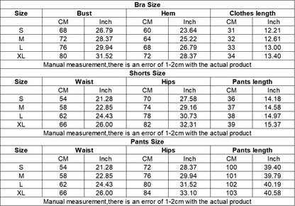 n Yoga Set 2 PCS Activewear Sports Bra High Waist Leggings