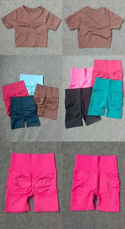 2PCS Seamless Women Yoga Set