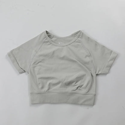Crop Top Yoga Shirt