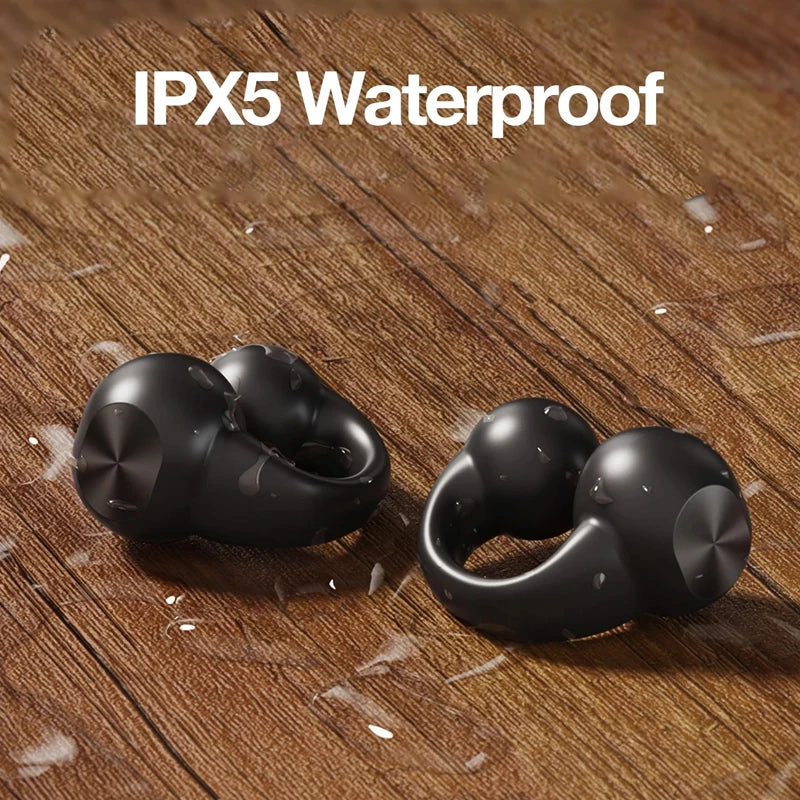 Earring Wireless Earbuds Bluetooth Open Ear Headphones Air Conduction