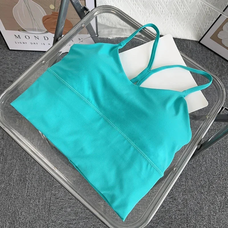 Fashion Sexy Cross Back Small Sling Yoga Underwear Vest