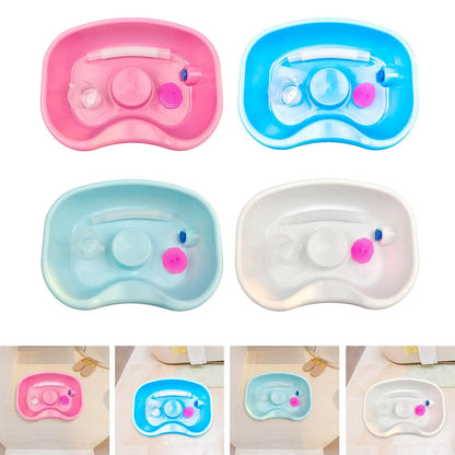 Hair Washing Tray with Pipe with Shampoo Brush