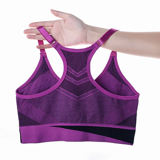 2 Piece Yoga Set Women Running Shorts and Sports  Bra