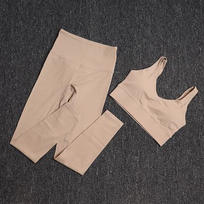 Yoga Set Bras High Waist Leggings