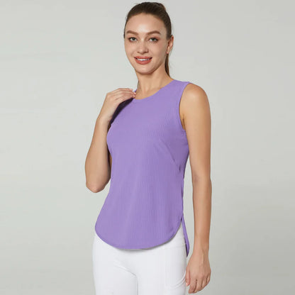 Women Gym  Sports Tank Tops Quick Dry Sleeveless Back