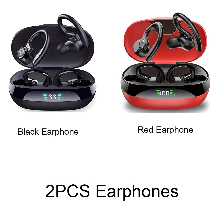 Ture Wireless Earbuds Ear Hook Sports HiFI Stereo Waterproof  With Mic