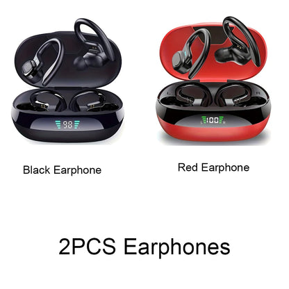 Ture Wireless Earbuds Ear Hook Sports HiFI Stereo Waterproof  With Mic