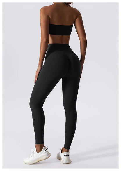 Strapless  Sports Bra Quick-Drying Yoga Tube Top