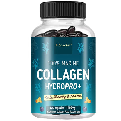 Powerful  Collagen - With Hyaluronic Acid, Biotin & Blueberry