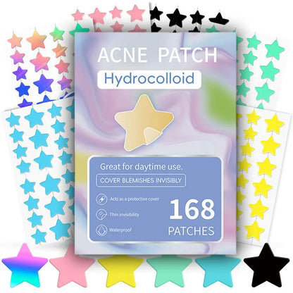 Colorful Star Pimple Patch Invisible Acne Removal Skin Care Stickers
